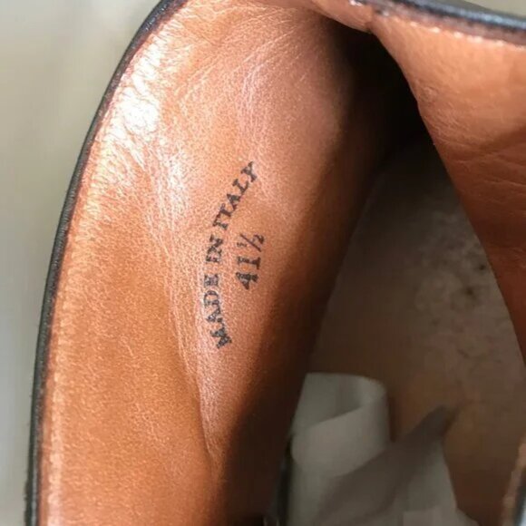 LORO PIANA Men's Walk LEATHER Chukka Boots EU 41.5, US 8 - Picture 4 of 6